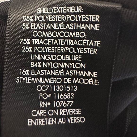 NWT Alice + Olivia Izzy One-Shoulder Black Asymmetrical Ruffle Dress Size 2 - Picture 12 of 12